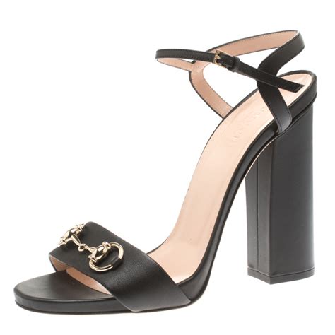 gucci block sandal|Gucci high heels sandals.